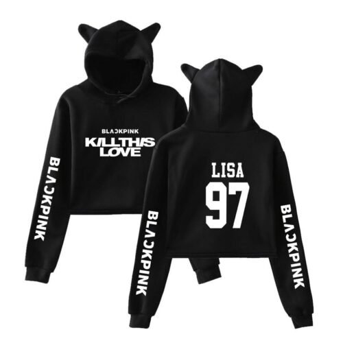 Blackpink Cropped Hoodie – Lisa