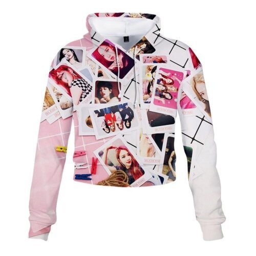 Blackpink Cropped Hoodie #12