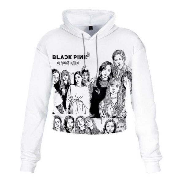 blackpink cropped hoodie