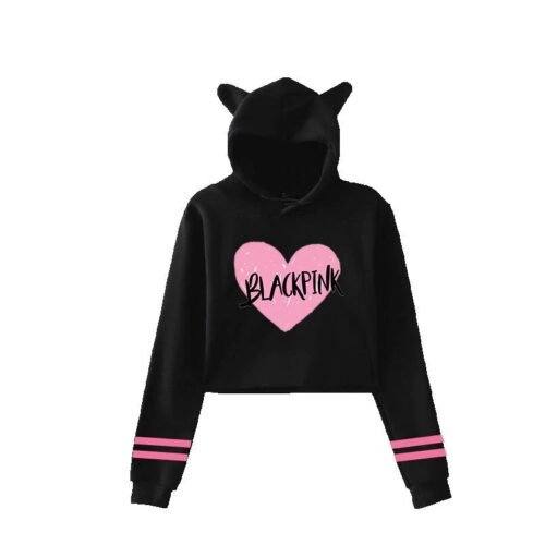 Blackpink Cropped Hoodie #42 + Socks