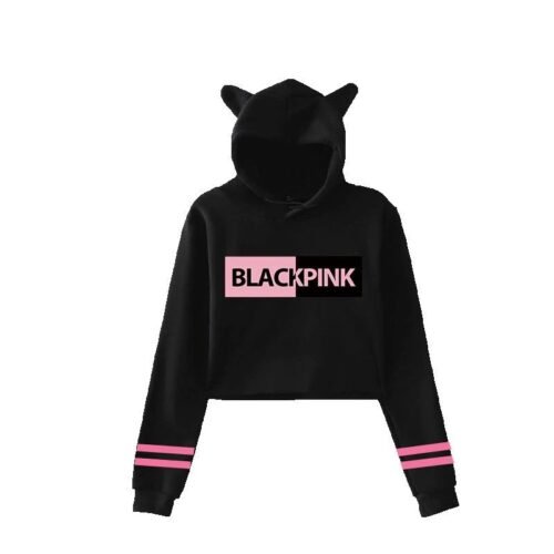 Blackpink Cropped Hoodie #40 + Socks