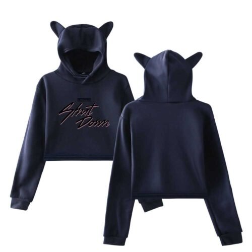 Blackpink Shut Down Cropped Hoodie #3