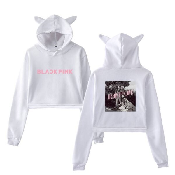 Blackpink Ready for Love Cropped Hoodie #2