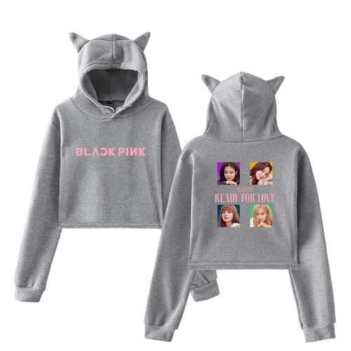 Blackpink Ready for Love Cropped Hoodie #4