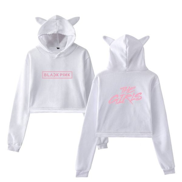 Blackpink Cropped Hoodie #36 - Image 3