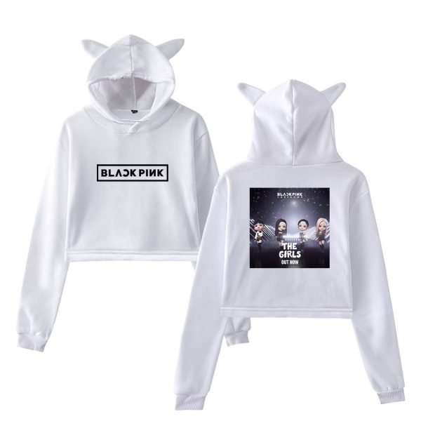 Blackpink Cropped Hoodie #35 - Image 3