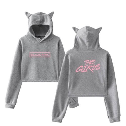 Blackpink Cropped Hoodie #36