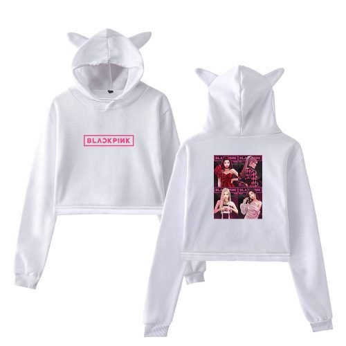 Blackpink Born Pink Cropped Hoodie #9